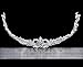 CJESLNA Wedding Prom Engagement Party Bridal Bridesmaid Flower Rhinestone Crown Tiara 11.42