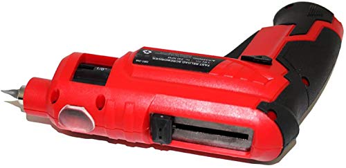 MovilCom® - Elektrischer Schnellladeschrauber | Kleiner Akkuschrauber 3,6 V | Heimwerker | Farbe Rot – Bild 3