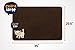 Smiling Paws BPA-Free Urine-Proof Cat Litter Mat, Extra Large, Elegant Brown