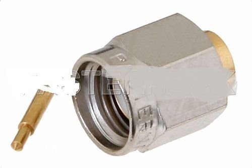 Lot of 150+ Pasternack PE4112 SMA Male Connector Solder Attachment w/ Gold Pin