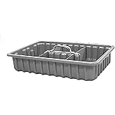 Jones Stephens Tool Tote Tray, 9" x 15" x 3" with 6 Dividers