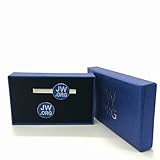 Jehovah's Witness JW.Org Gift-Jw.org Necktie Clip and Lapel Pin Set with JW.ORG Logo Gift Box-Round-Silver