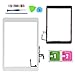 Monstleo White Digitizer Touch Screen Outer Glass Panel for iPad Air 5th Gen Generation Bundle with Home Button Flex Cable Assembly, Tools and Adhesive Tape