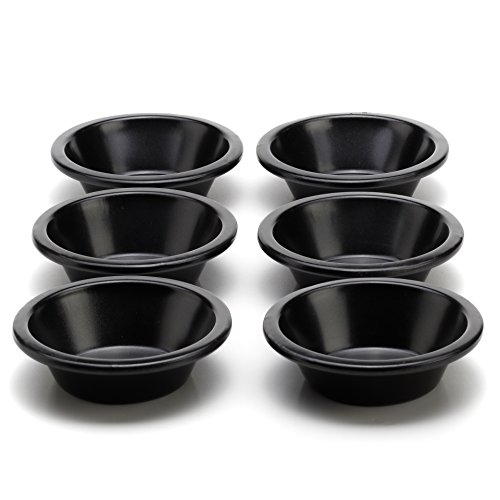 Set of 6 Round Cake pan Pie tins cheesecake tart quiche tartlet pans