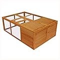 K&A Company Outdoor Foldable Wooden Animal Cage