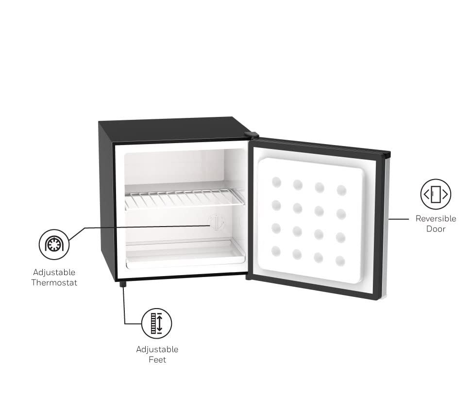 Honeywell Mini Compact Freezer Countertop, 1.1 Cubic Feet, Single Door