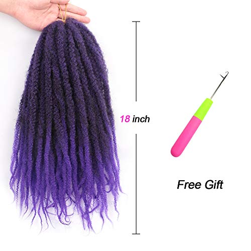 3packs Marley Braiding Hair For Twists 18 Inch Afro Kinky Braiding