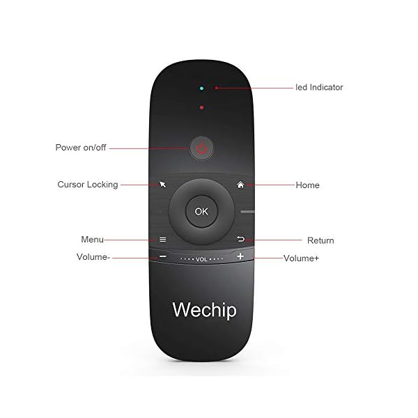 RunSnail-Air-Mouse-Remote-with-Keyboard-for-Android-TV-Box-Smart-TV-Computer-Laptop-Projector-HTPC-Media-Player 2.4GHz Air Mouse Remote with Keyboard, 6-Gyro Sensors Remote Rechargeable for Android TV Box, Smart TV, Computer, Laptop…