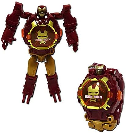 Transform Toys Robot Watch 2-in-1 Deformation Kids Digital Watch Deformation Robot Toys for 3,4,5,6-10 Years Old Boys Girls Electronic Learning Gifts,Educational Toy Game Watch