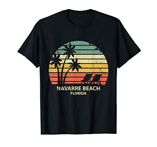 Vintage Florida Navarre Beach T Shirt Cool Retro Tee
