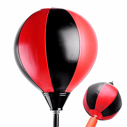 FTXJ Boxing Equipment Set Height Adjustable Punching Ball Stand with Boxing Gloves Kids Fitness Training Home Toy