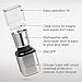 Secura Automatic Coffee Grinder and Spice Grinder with Stainless Steel Blades Removable Bowl, 2.5 Ounce , Silver