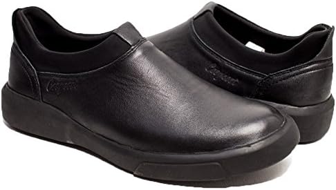 Cosycost Oxfords Real Leather Shoes Breathable Fashion Casual Shoes Fashion Walking Shoes Men's Oxfords Leisure Shoes 024M (10, Black)