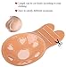 Women Adhesive Strapless Breast Lift Nipplecovers Sticky Invisible Backless Bra (X-Large(Suits for DD/E Cup), Beige)