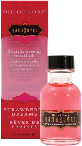 Kama Sutra Petite Oil of Love - Strawberry .75 oz (Clear Packaging)