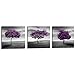 NUOLAN Canvas Print 3 Panels PURPLE TREES Modern Landscape Framed Canvas Wall Art -P3L3030-003