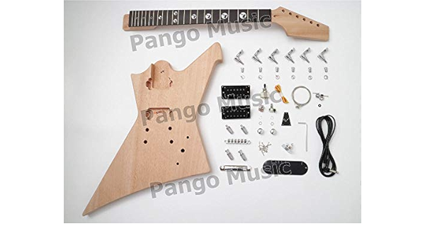 Fidgetkute New Explorer Design Explorer Diy Electric Guitar Kit Diy Guitar Pex 003b Amazon Ca Musical Instruments Stage Studio