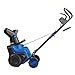 Snow Joe ION15SB-LT 15-Inch 40 Volt Cordless Single Stage Snow Blower, Blue
