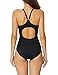 Baleaf Women's Athletic Training Adjustable Strap One Piece Swimsuit Swimwear Bathing Suit Black 34