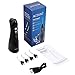 ACEVIVI Water flosser Oral Irrigator for Teeth with 4 Jet tips Cordless Rechargeable Portable Power Dental Flosser 180ml, Black