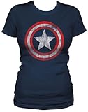 Juniors' Marvel Comics Captain America Shield T-shirt