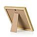 BOJIN 8x8 Picture Frames Holds 6x6 Wooden Square Photo Frame with Mat for Wall Hanging or Table Top-Green