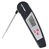 Victagen Instant Reading Thermometer Super Fast Digital Electronic Food Thermometer Cooking Meat Thermometer with Collapsible Internal Probe for Kitchen Cooking BBQ Grill Smoker Candy Outdoor
