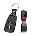 KEMANI Brand New 2 Buttons + Panic Remote Keyless Entry Remote Key Case Fob Shell For Hyundai Santa Fe Elantra Accent Tucson(No Battery Holder)