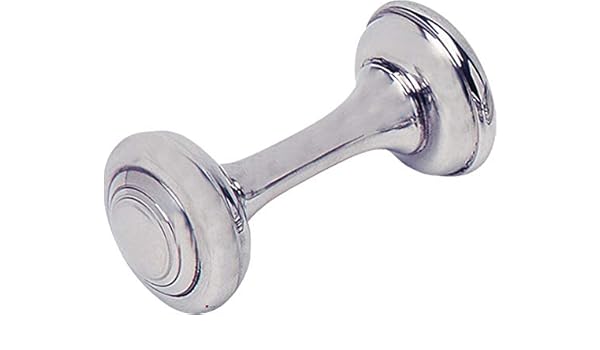 pewter baby rattle