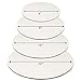 Round Cake Boards By Pro Dispose – Set Of 24 White Cake Circles – 6 Of Each Size Cake Rounds (6, 8, 10, and 12 Inches) – Ideal For Cake Decorating & Multi-Tier Stacked Cakes (White)