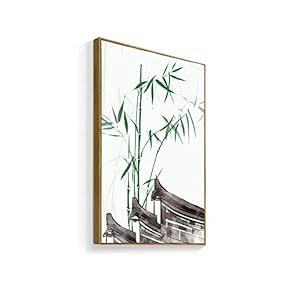 Framed Home Artwork Antique Plant for Living Room Bedroom