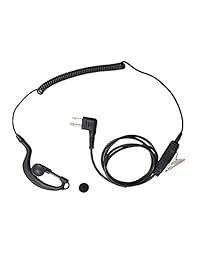 M cabeza auricular PTT walkie talkie auricular con micrófono para Motorola Radio 2 pin Radio de dos vías GP88S/GP300/GP68/GP2000/GP88/GP3188 (1 pcs)