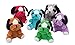 Set of 12 - Plush Puppy Dogs - assorted color bulldogs