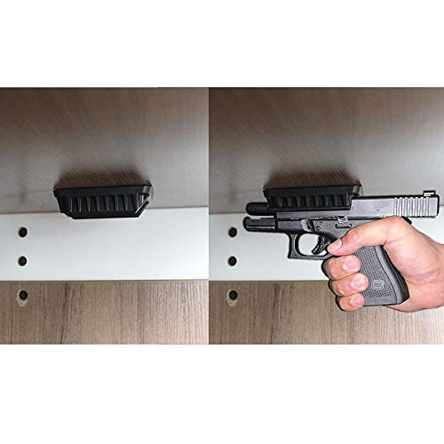 MytypeMag Gun Magnet Mount | Magnetic Handgun Mount & Holder - Concealed Tactical Firearm Accessories & Gun Accessories Holder for Truck, Car, Wall, Vehicle (Mg007) - Thumbnail 3