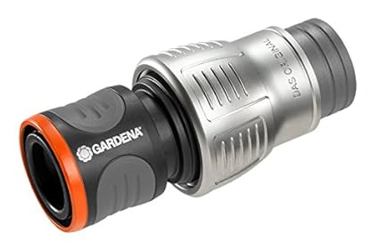 GARDENA Premium Schlauchverbinder 19 mm (3/4'): Adapter für Wasserhähne, hohe Schlauchhaltekraft, frostsicher, Griffmulden, v