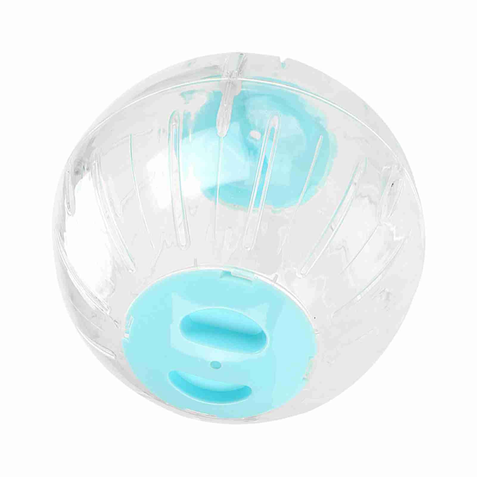 Neel Durable Diameter 18.5cm Small Animal Toys, Hamster Exercise Ball, Transparent Gerbil Exercise Ball, for Pet Playing(blue)