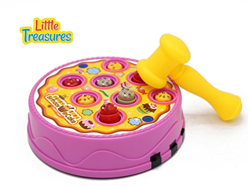 Birthday Cake Arcade Game - Hammer Pounding toy for Kids Fun Playtime
