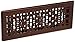 Decor Grates AGH412-RB Gothic Steel Floor Register 4x12 Inch, Bronze