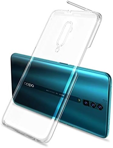 Ruanmaoshi Mobile Spare Parts Electroplating Phantomt Case for Oppo Reno 10x Zoom(Grenn) (Color : Transparent)