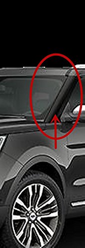 NAGD Windshield-Outer Pillar Outer Trim Molding for 2011-2018 Ford Explorer Driver/Left Side