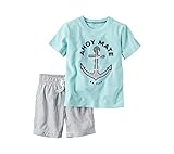 Carter's Boys' 2T-4T 2-Piece Ahoy Shirt And Short Set