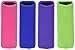 Zipzicle Ice Pop Holders, 4 Pack, blue, green, pink, purple