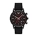 Emporio Armani Men's AR11024 Luigi Analog Display Analog Quartz Black Watch
