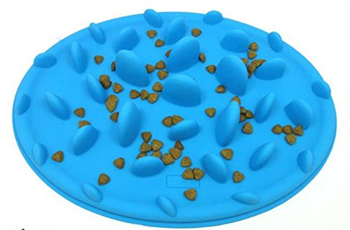 Uni Best Slow Feed Dog Bowl Interactive Puzzle Nonskid Silicone
