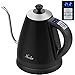MOOKA Electric Kettle - Gooseneck Electric Kettle with Digital Variable Temperature Control and Keep-Warm Function, Gooseneck Kettle with Full Stainless Steel Interior Perfect for Coffee and Tea,1.2L