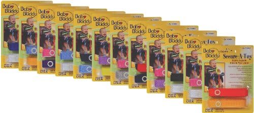 Secure-A-Toy 2ct Assorted Colors Case Pack 108 Beds, Bedding, Furniture, Sheets