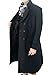 Outfitter Jackets Men's Wool Cape Sherlock Holmes Coat X-Large Black