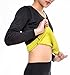 Ausom Womens Slimming Shaper Long Shirt Hot Thermo Exercise Workout Sauna Suit Trainer Body Fat Burner for Weight Loss