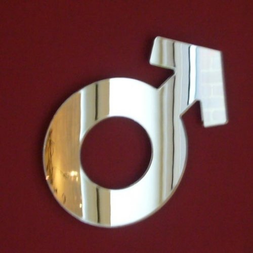 Super Cool Creations Male Symbol Mirrors 50cm x 40cm