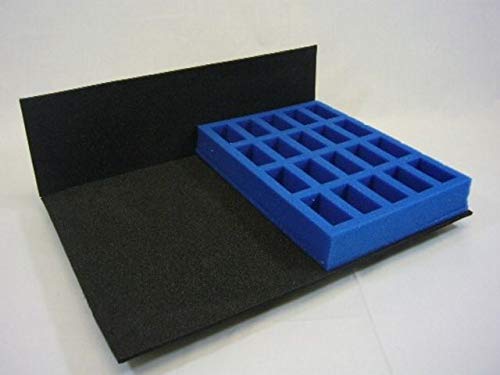 KR Multicase Tray: 20 compartments 50mm x 25mm, 32mm deep (half width tray 255mm x 190mm)